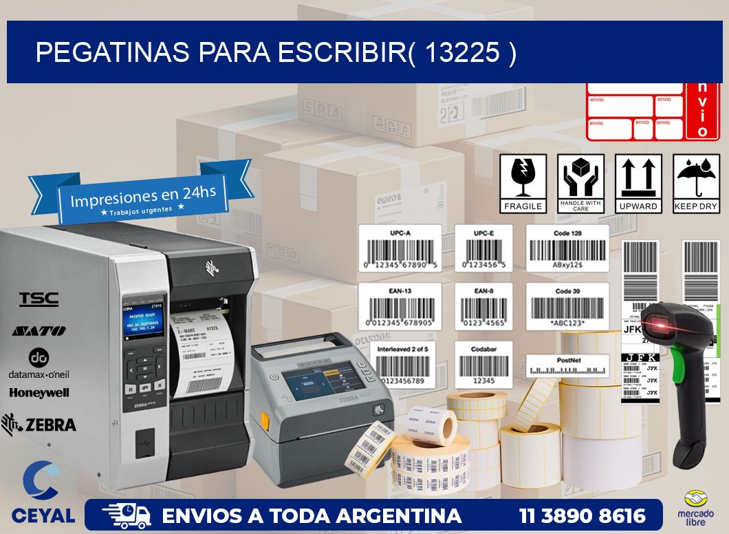 PEGATINAS PARA ESCRIBIR( 13225 )