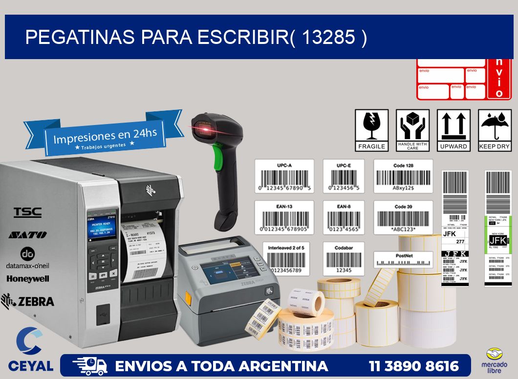 PEGATINAS PARA ESCRIBIR( 13285 )