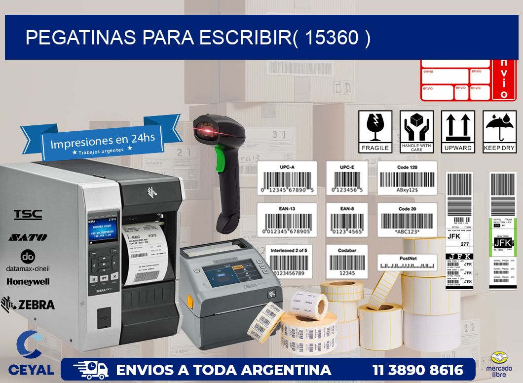 PEGATINAS PARA ESCRIBIR( 15360 )