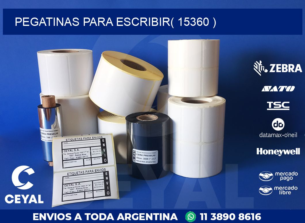 PEGATINAS PARA ESCRIBIR( 15360 )