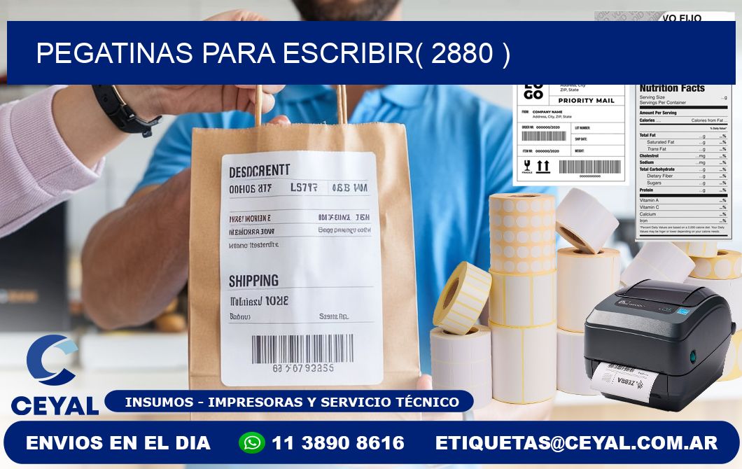 PEGATINAS PARA ESCRIBIR( 2880 )