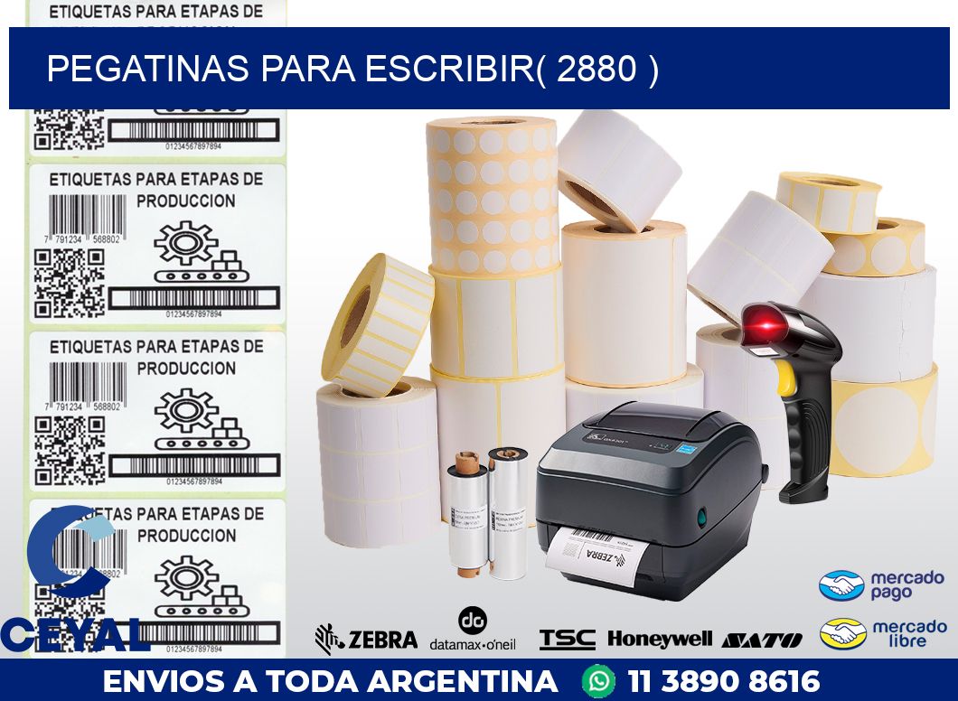 PEGATINAS PARA ESCRIBIR( 2880 )