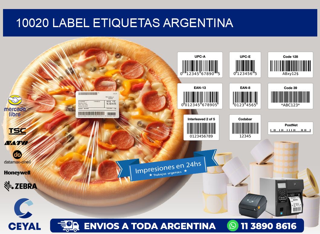 10020 LABEL ETIQUETAS ARGENTINA