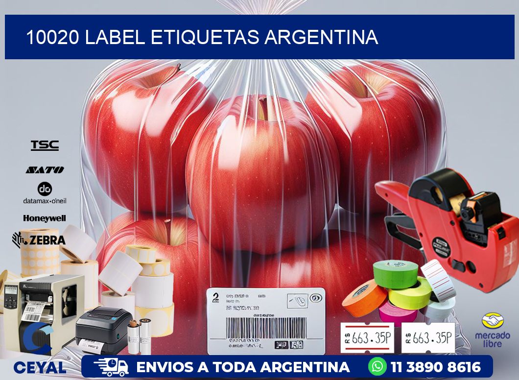 10020 LABEL ETIQUETAS ARGENTINA