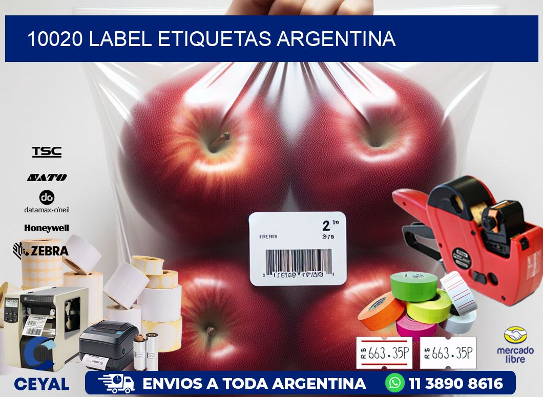 10020 LABEL ETIQUETAS ARGENTINA