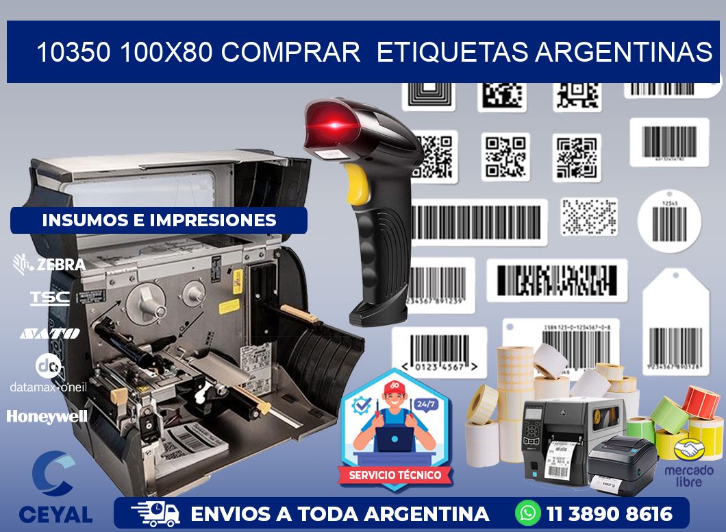 10350 100X80 COMPRAR  ETIQUETAS ARGENTINAS