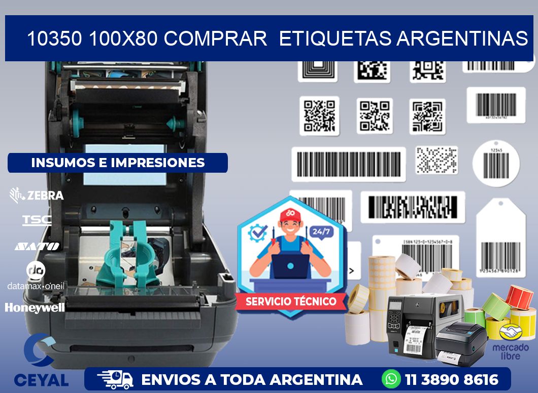 10350 100X80 COMPRAR  ETIQUETAS ARGENTINAS