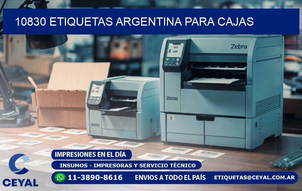 10830 ETIQUETAS ARGENTINA PARA CAJAS