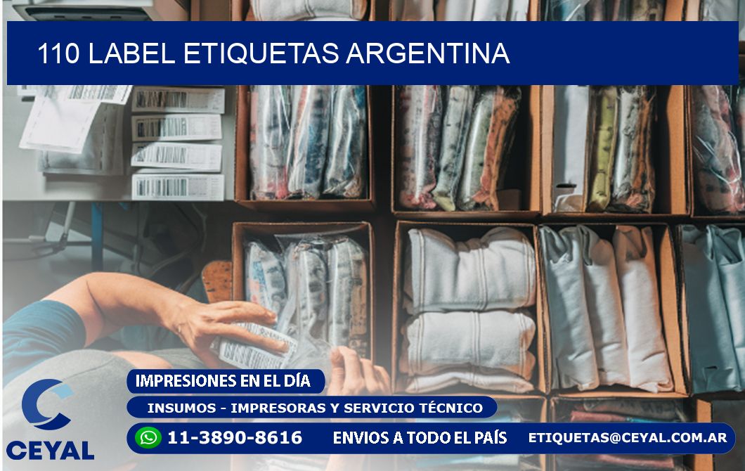 110 LABEL ETIQUETAS ARGENTINA