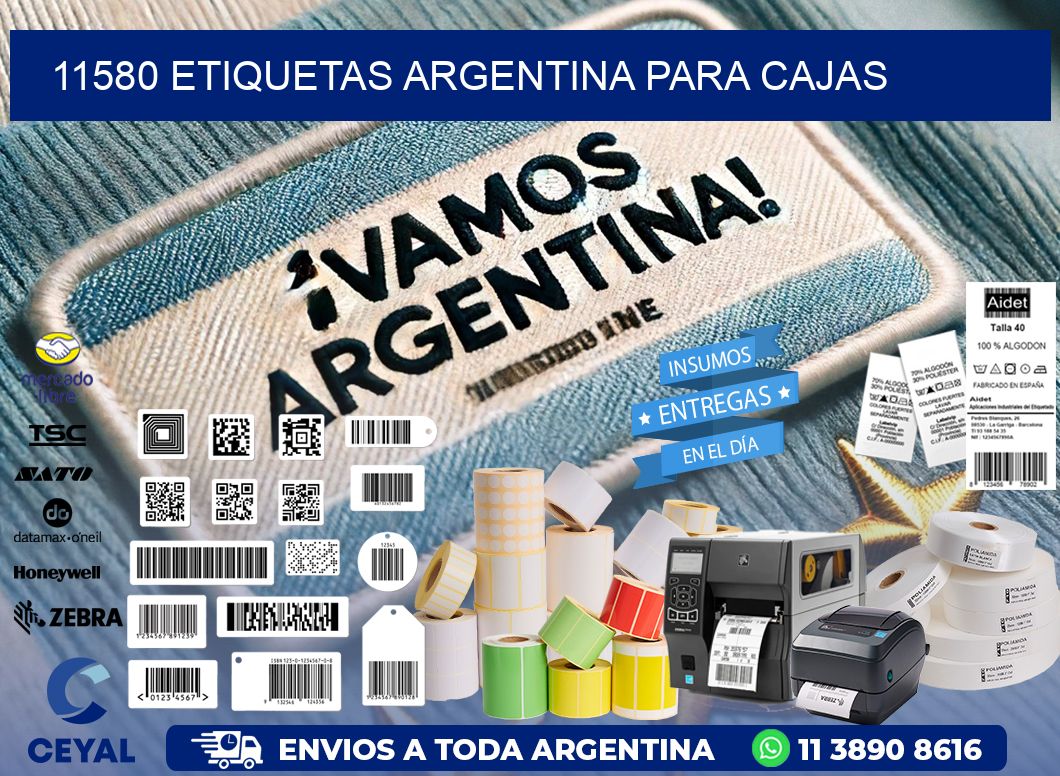 11580 ETIQUETAS ARGENTINA PARA CAJAS