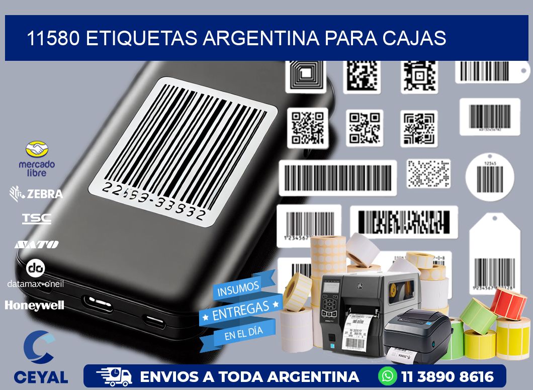 11580 ETIQUETAS ARGENTINA PARA CAJAS