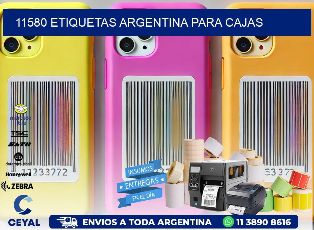 11580 ETIQUETAS ARGENTINA PARA CAJAS