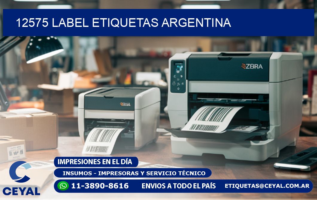 12575 LABEL ETIQUETAS ARGENTINA