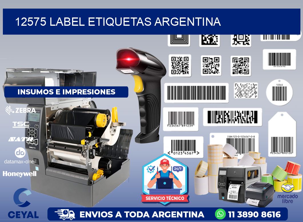 12575 LABEL ETIQUETAS ARGENTINA