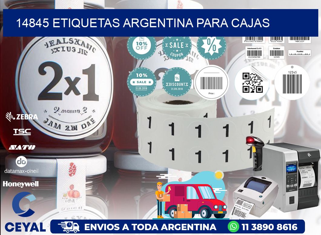 14845 ETIQUETAS ARGENTINA PARA CAJAS