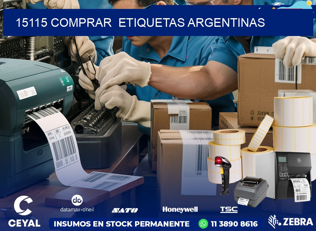 15115 COMPRAR  ETIQUETAS ARGENTINAS