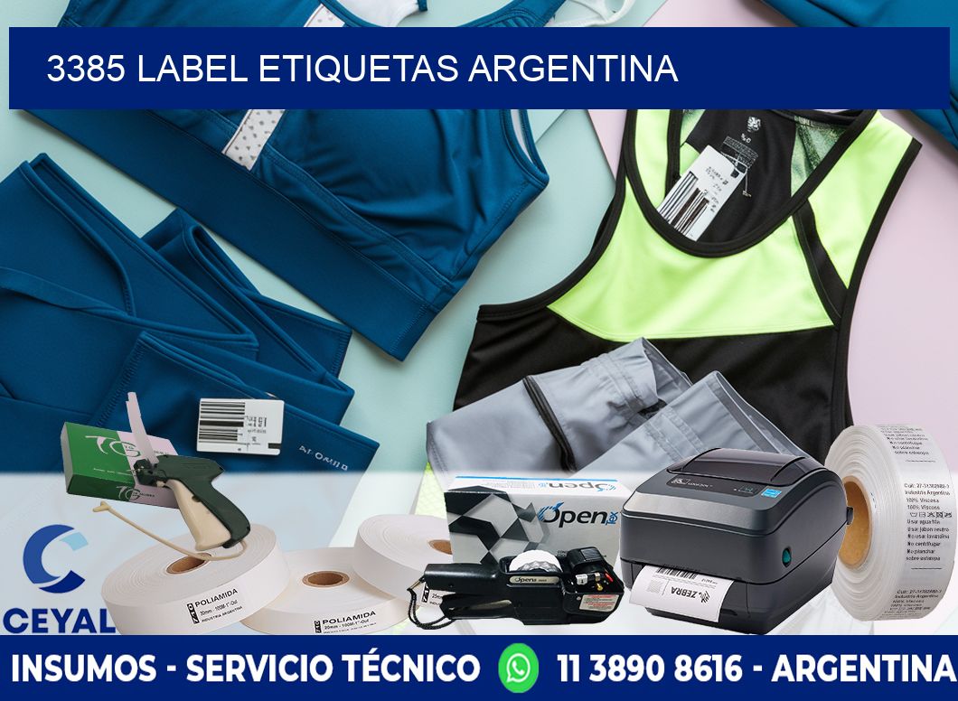 3385 LABEL ETIQUETAS ARGENTINA