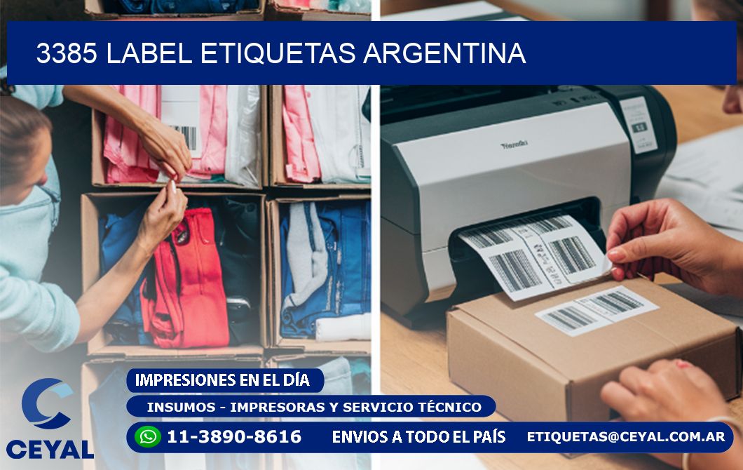 3385 LABEL ETIQUETAS ARGENTINA