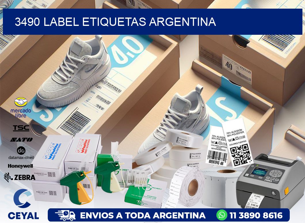 3490 LABEL ETIQUETAS ARGENTINA