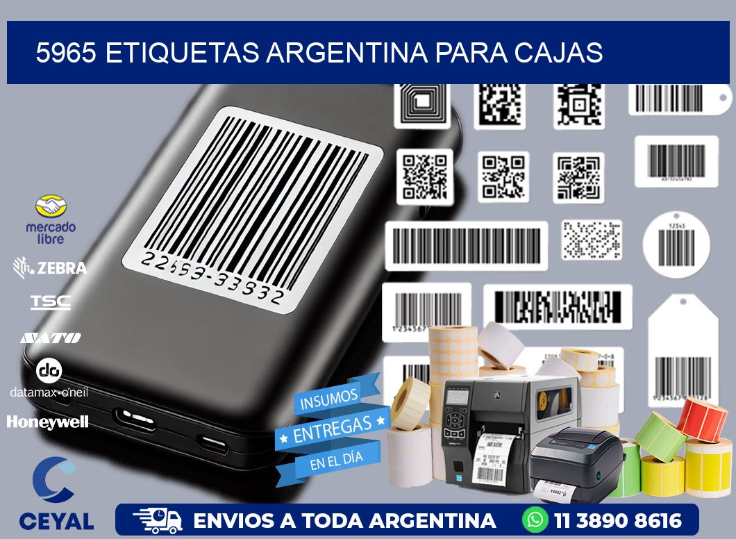 5965 ETIQUETAS ARGENTINA PARA CAJAS