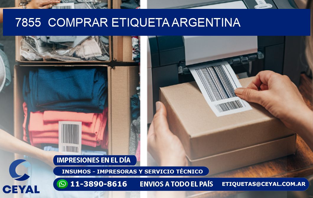 7855  COMPRAR ETIQUETA ARGENTINA