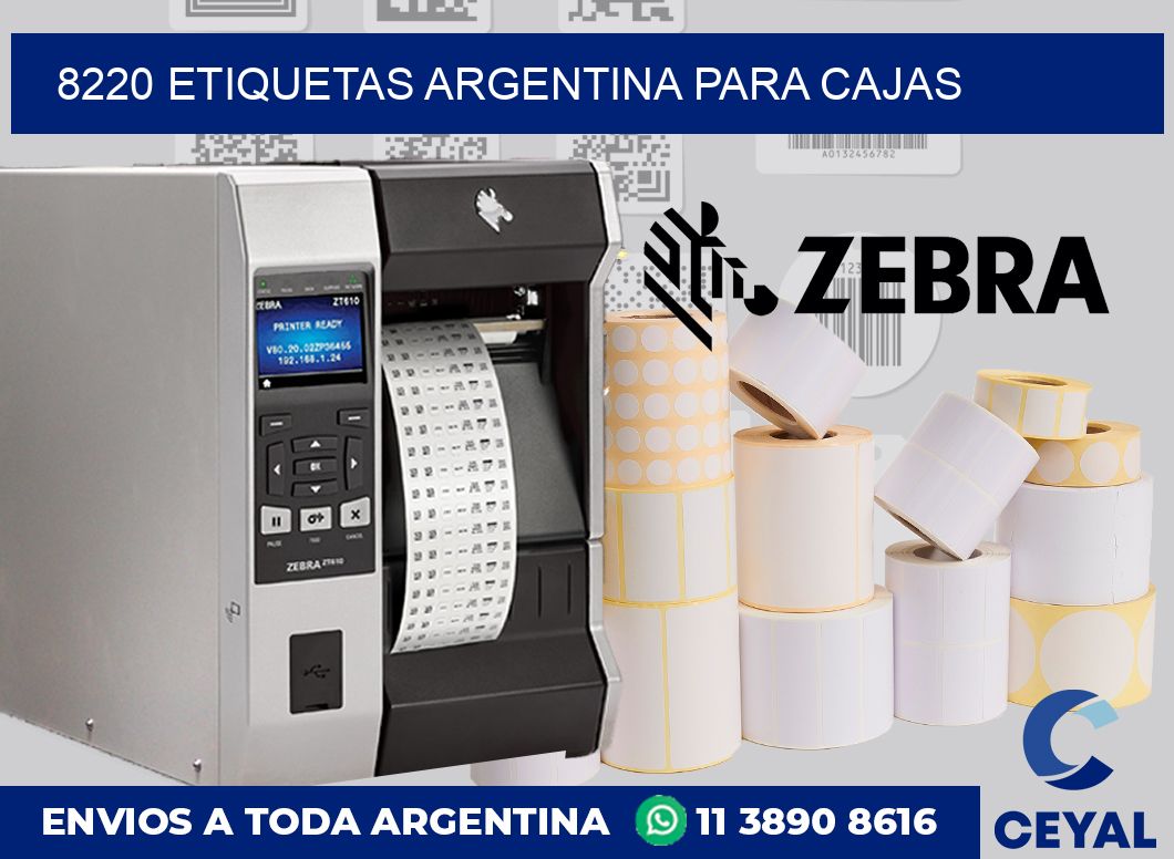 8220 ETIQUETAS ARGENTINA PARA CAJAS