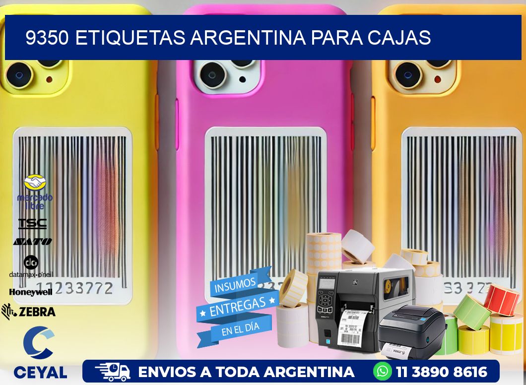 9350 ETIQUETAS ARGENTINA PARA CAJAS