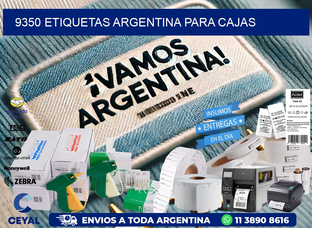 9350 ETIQUETAS ARGENTINA PARA CAJAS