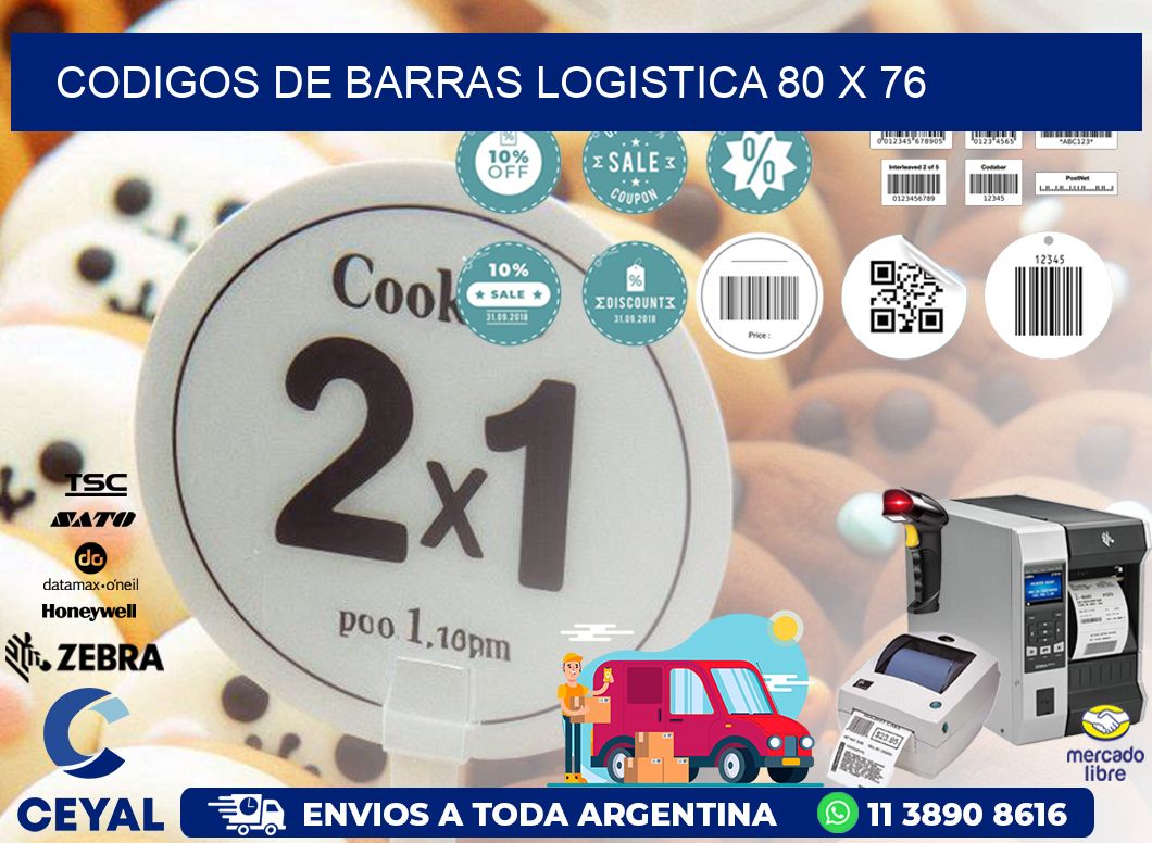 CODIGOS DE BARRAS LOGISTICA 80 x 76