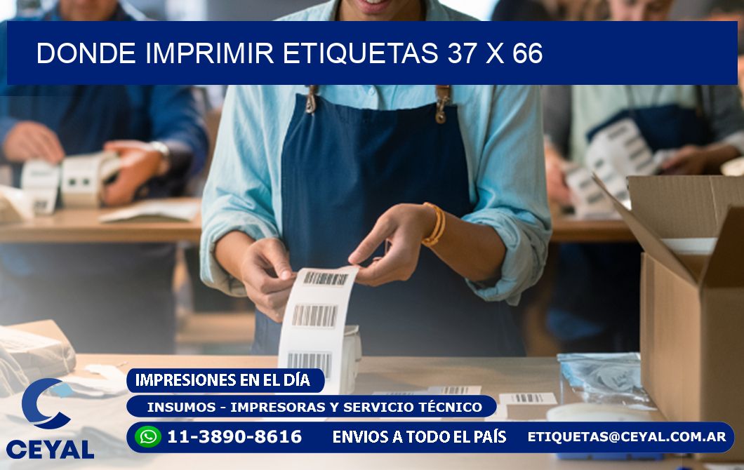 DONDE IMPRIMIR ETIQUETAS 37 x 66