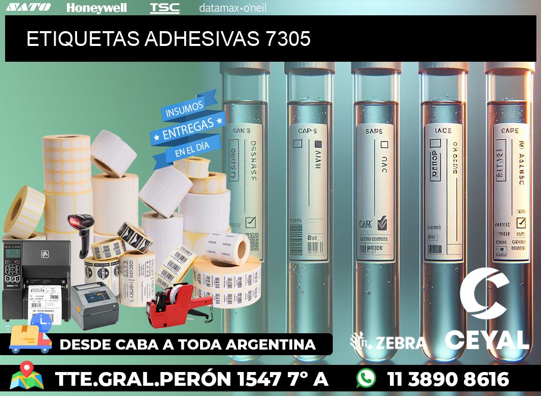 ETIQUETAS ADHESIVAS 7305