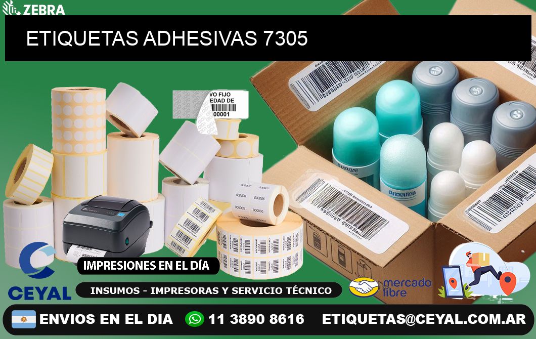 ETIQUETAS ADHESIVAS 7305