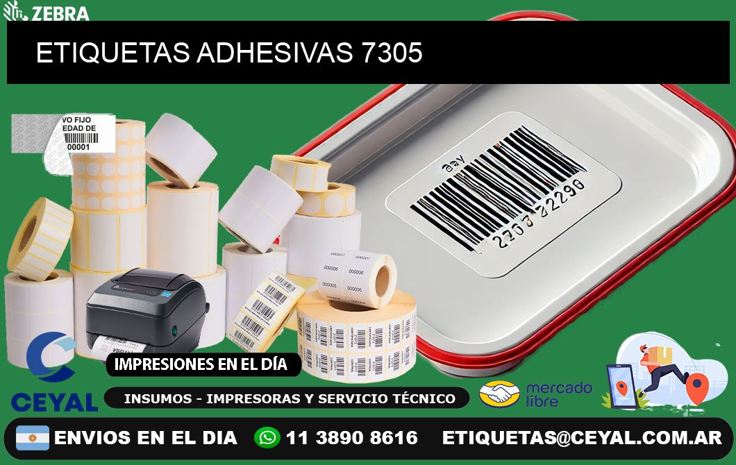 ETIQUETAS ADHESIVAS 7305