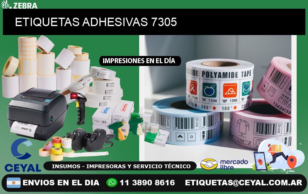 ETIQUETAS ADHESIVAS 7305