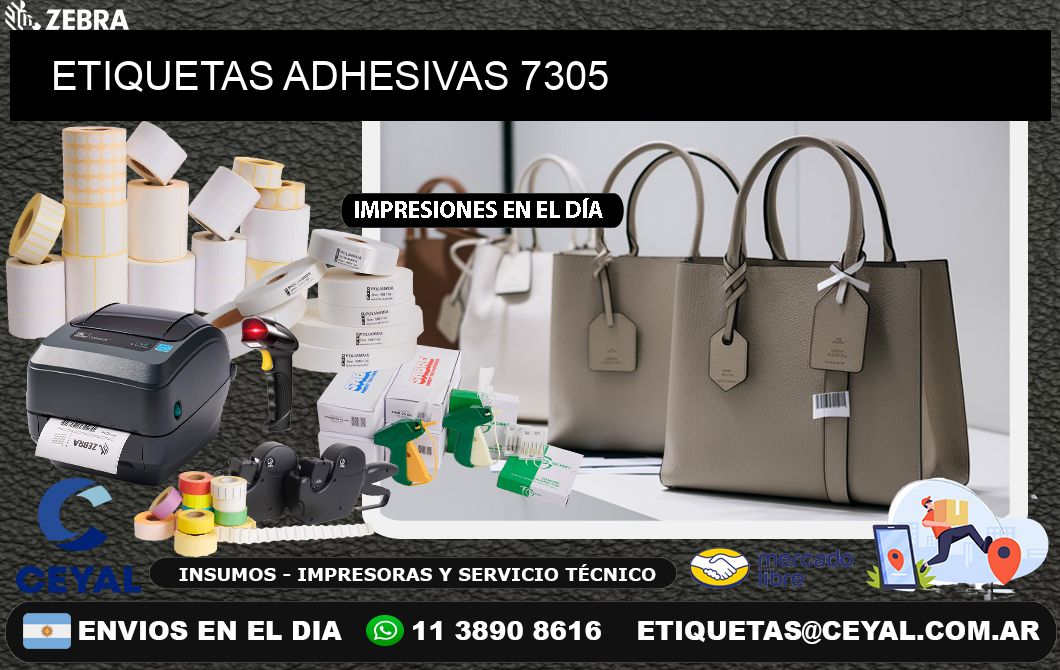 ETIQUETAS ADHESIVAS 7305