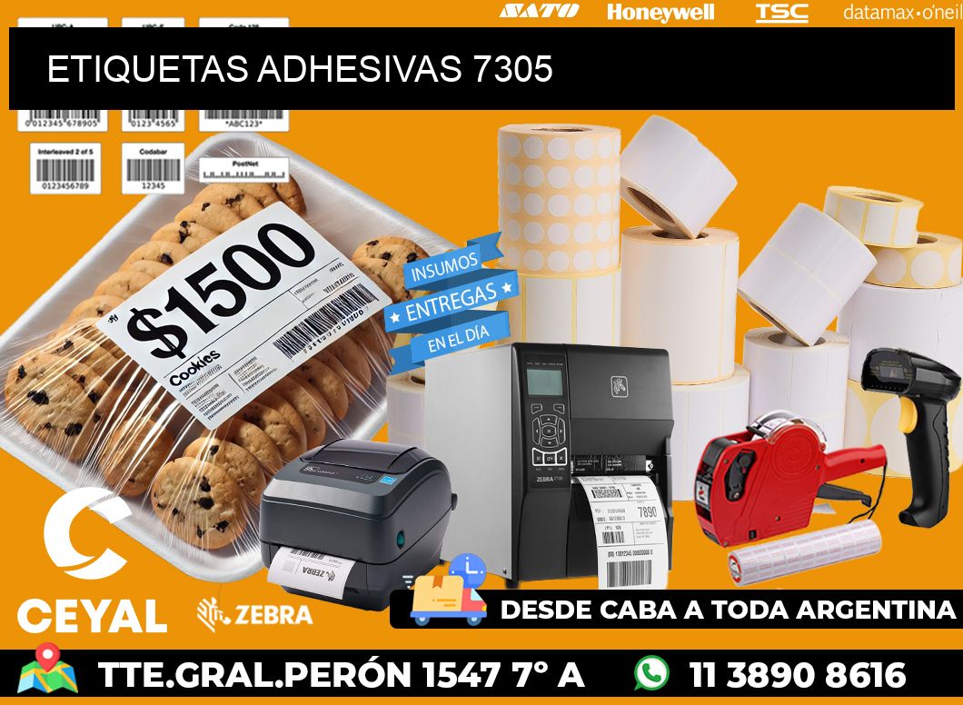 ETIQUETAS ADHESIVAS 7305