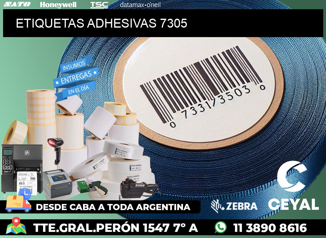 ETIQUETAS ADHESIVAS 7305