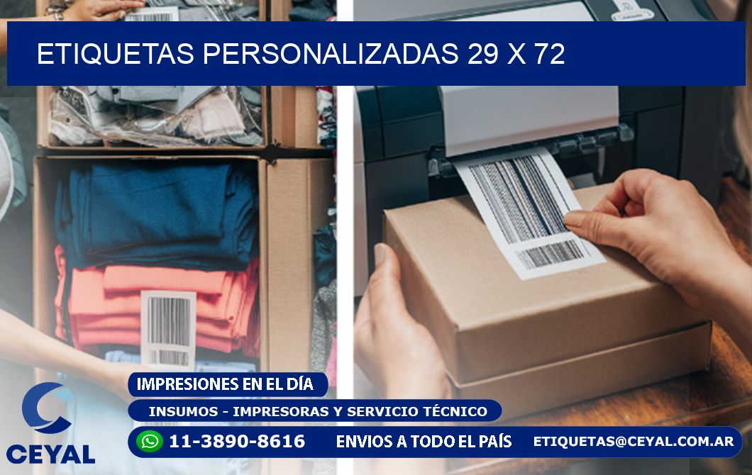 ETIQUETAS PERSONALIZADAS 29 x 72