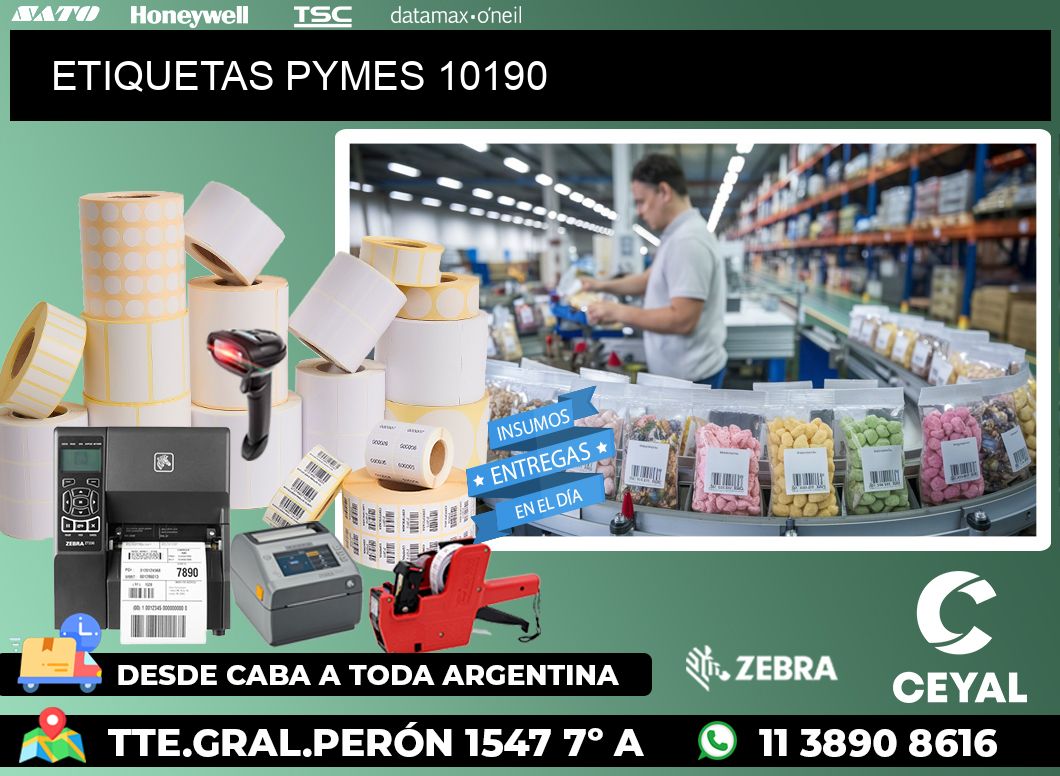 ETIQUETAS PYMES 10190