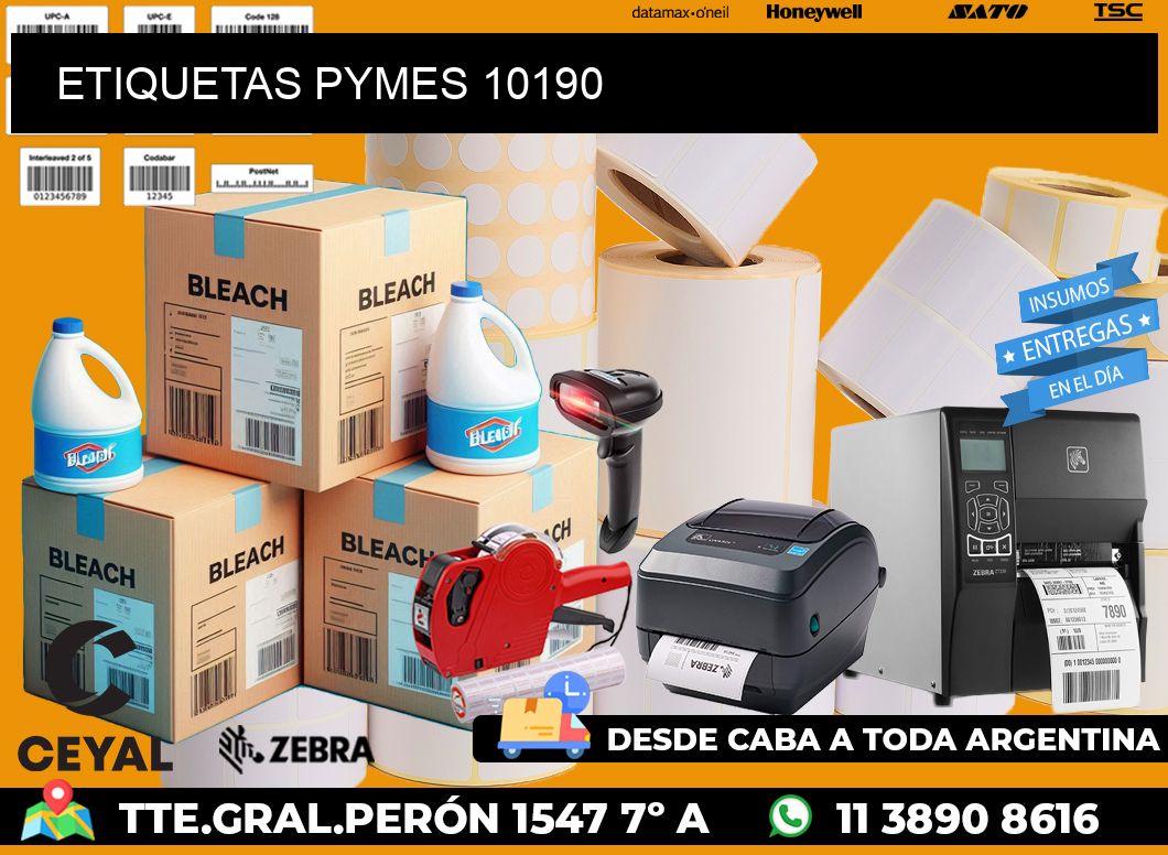 ETIQUETAS PYMES 10190