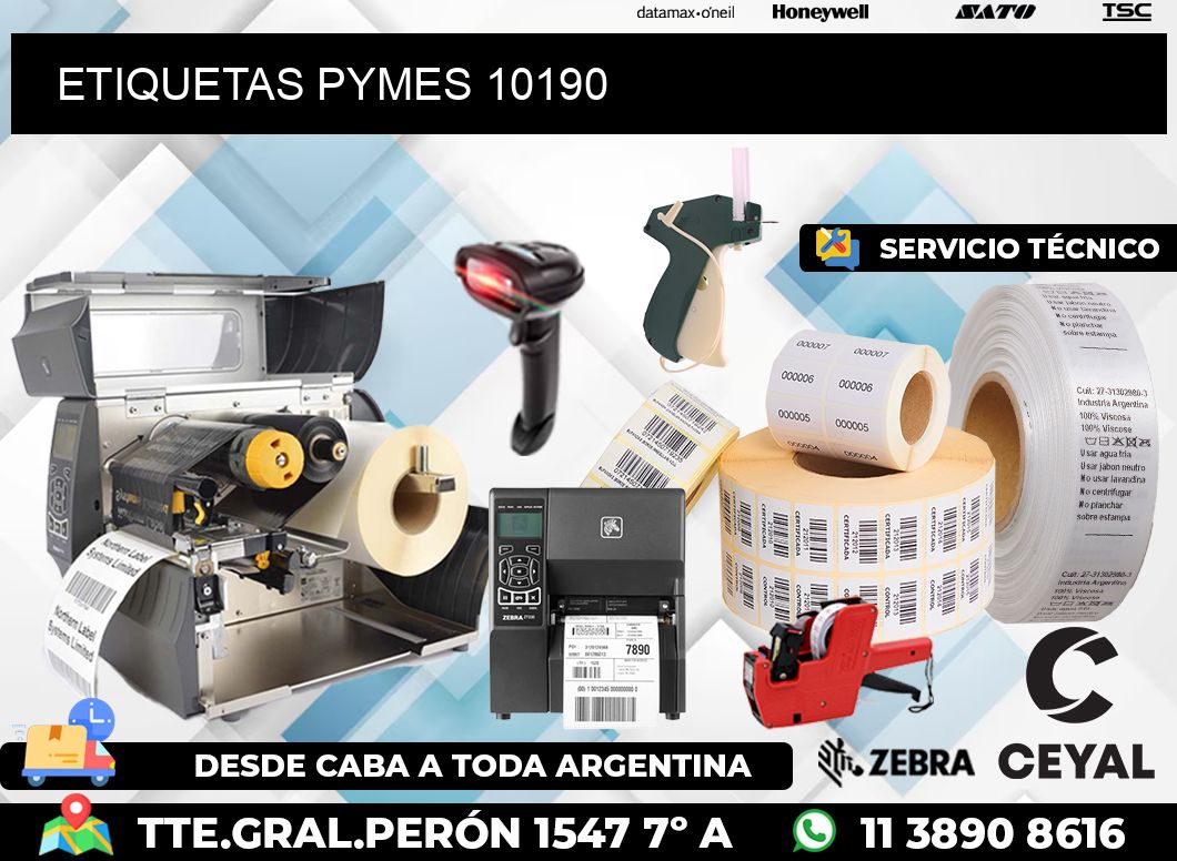 ETIQUETAS PYMES 10190