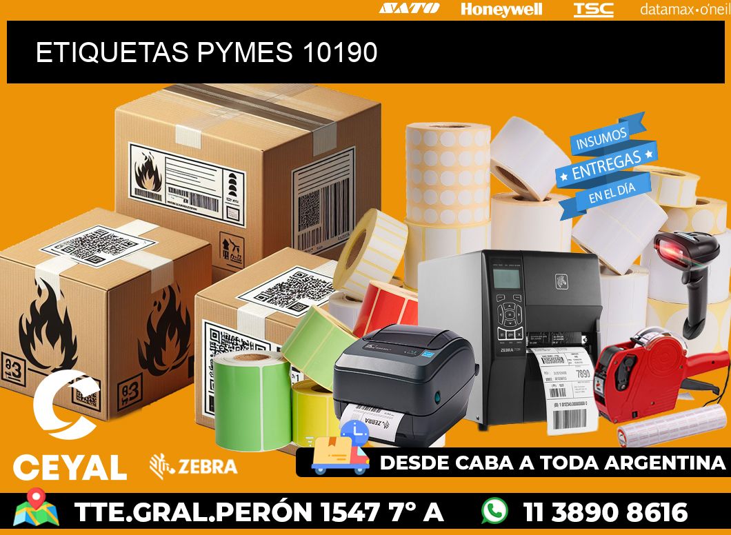 ETIQUETAS PYMES 10190