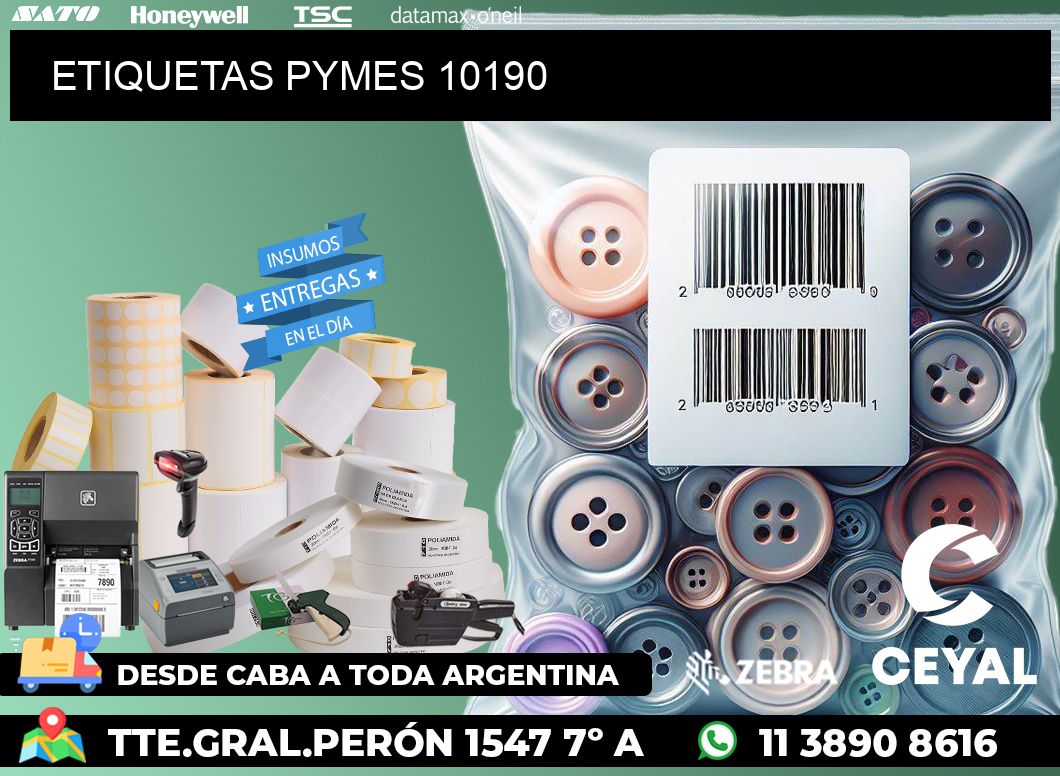 ETIQUETAS PYMES 10190