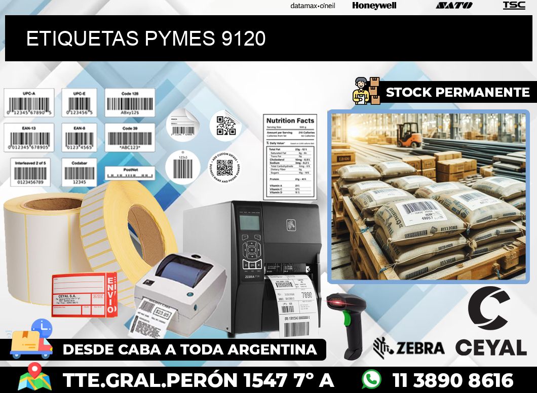 ETIQUETAS PYMES 9120