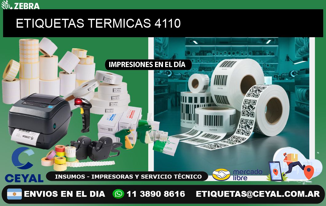 ETIQUETAS TERMICAS 4110