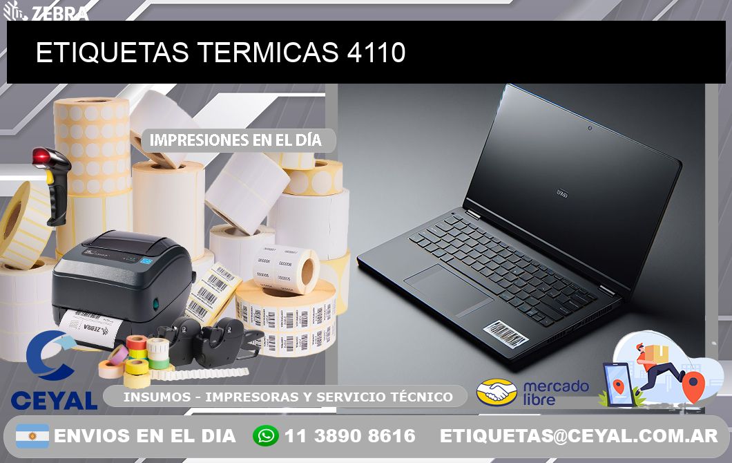 ETIQUETAS TERMICAS 4110