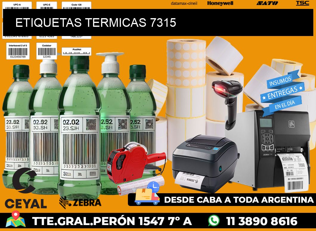 ETIQUETAS TERMICAS 7315