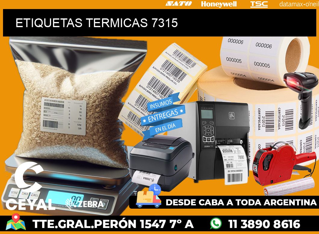 ETIQUETAS TERMICAS 7315