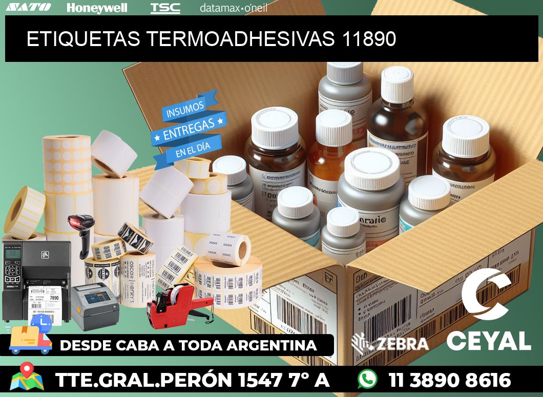 ETIQUETAS TERMOADHESIVAS 11890