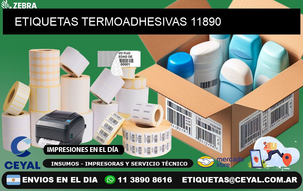 ETIQUETAS TERMOADHESIVAS 11890